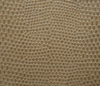 bone-colored American lizard textured leather