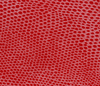 geranium pink reptile-grained leather