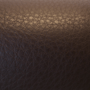 swatch of pebble-grain mocha leather