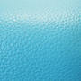 swatch of turquoise-colored pebble-grained leather